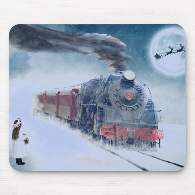 Vintage Train Mouse Pad (Front)