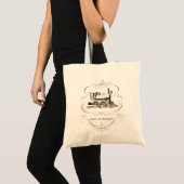 Vintage Train of Thought Tote Bag (Front (Product))