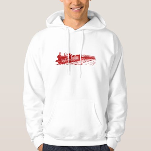 Vintage Train _ Ruby Hoodie