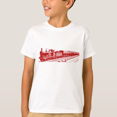 Vintage Train _ Ruby T_Shirt