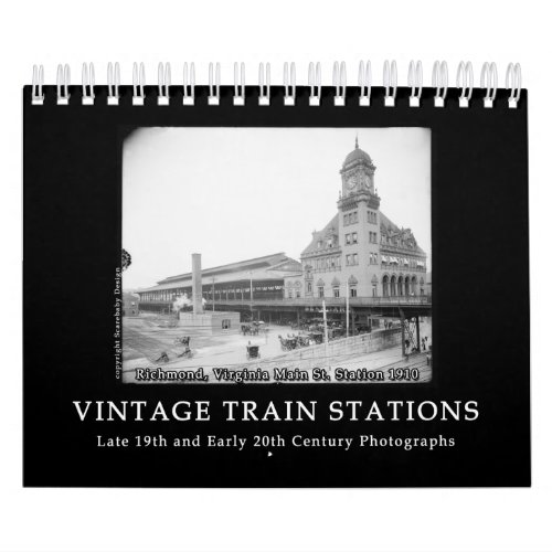 Vintage Train Station Photos 1890s _ 1900s Calendar