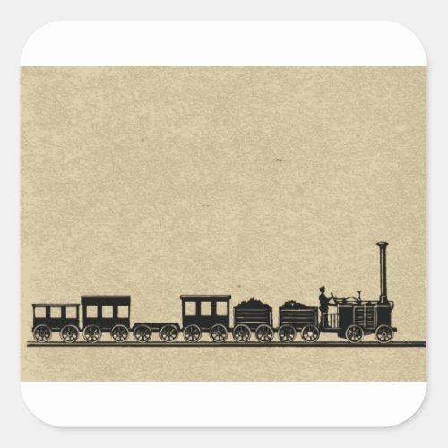 Vintage Train Stickers