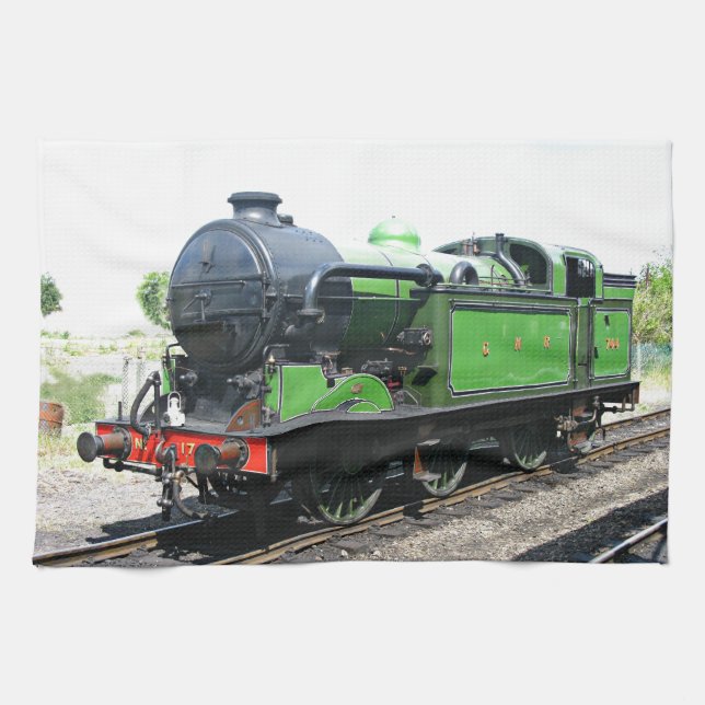 Vintage train towel (Horizontal)