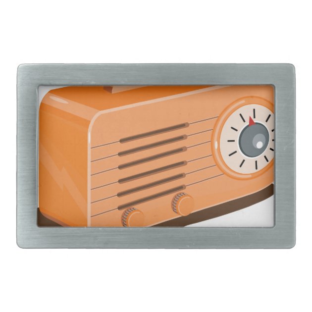 Radio sales belt buckle
