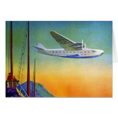 Vintage Transpacific Travel Card (Front Horizontal)