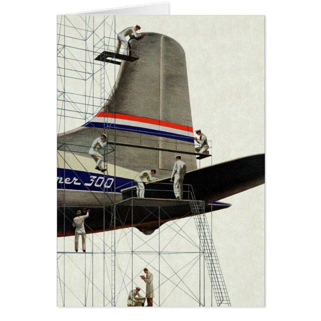 Vintage Transportation, Airplane Maintenance (Front)