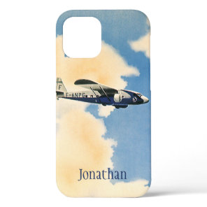 Vintage Transportation, Albatross Airplane iPhone 12 Case