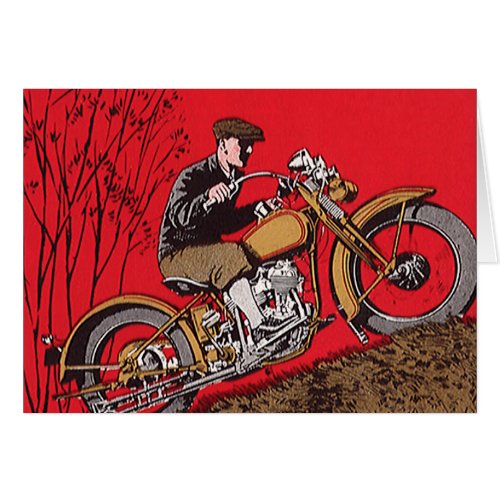 Vintage Transportation Antique Motorcycle Rider