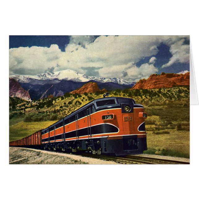 Vintage Transportation in American West, Train 158 (Front Horizontal)