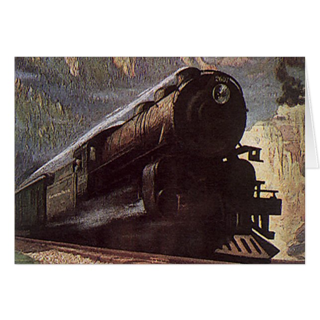 Vintage Transportation, Mountain Train Travel (Front Horizontal)