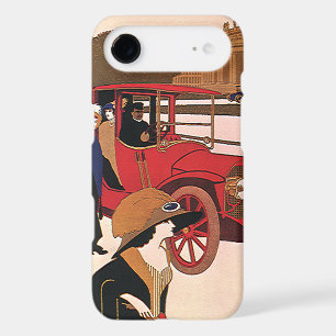 Vintage Transportation, Red Antique Automobile iPhone 17 Air Case