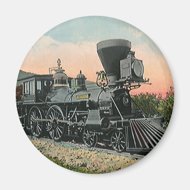 Vintage Transportation, Western Antique Coal Train Magnet (Front)