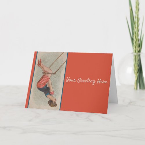 Vintage Trapeze Card