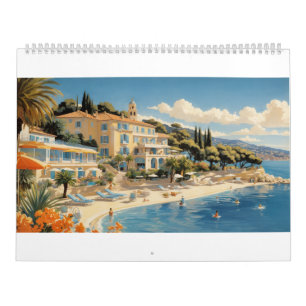 Vintage Travel Adventures Calendar