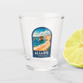 Vintage Travel Algarve Portugal Retro Seaside