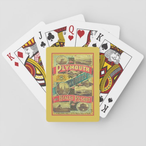 Vintage Travel and Tourist Guide of England    Poker Cards