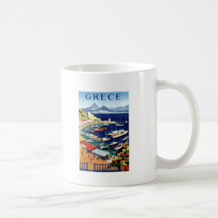Vintage Travel Athens Greece Coffee Mug