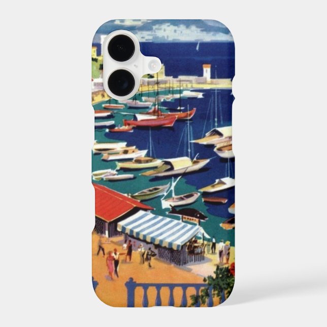 Vintage Travel Athens Greece iPhone Case (Back)