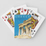 Vintage Travel Athens Greece Parthenon Temple Playing Cards