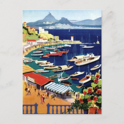 Vintage Travel Athens Greece Postcard