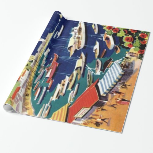 Vintage Travel Athens Greece Wrapping Paper