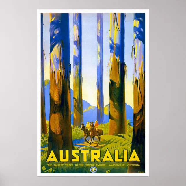 Vintage travel,Australia Poster | Zazzle