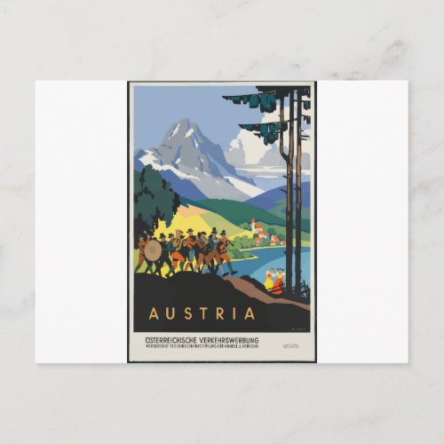 Vintage Travel Austria Postcard