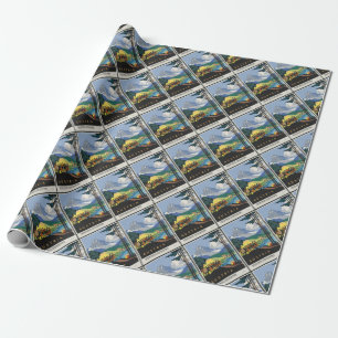 Vintage Travel Austria Wrapping Paper