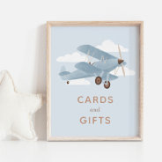 Vintage Travel Baby Shower Cards And Gifts Poster at Zazzle