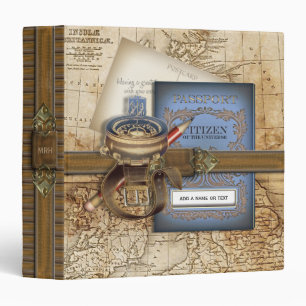 Vintage Travel Binder