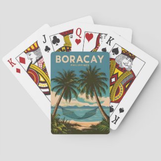 Vintage Travel Boracay Philippines Retro Scenic