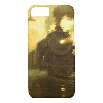 Vintage Travel By Train Case-mate Iphone 7 Case by stanrail at Zazzle