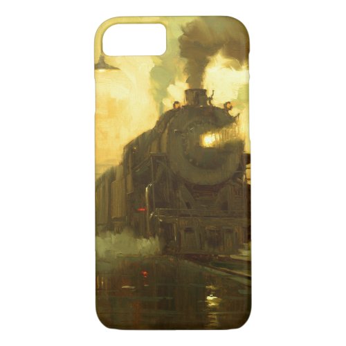 Vintage Travel By Train Case_mate iPhone 7 Case