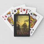Vintage Travel By Train  Playing Cards at Zazzle