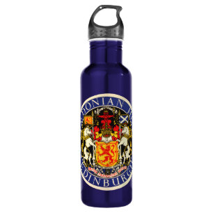 Vintage Travel Caledonian Hotel Edinburgh Scotland Stainless Steel Water Bottle