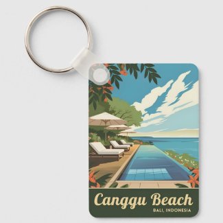 Vintage Travel Canggu Bali Indonesia Retro Scenic