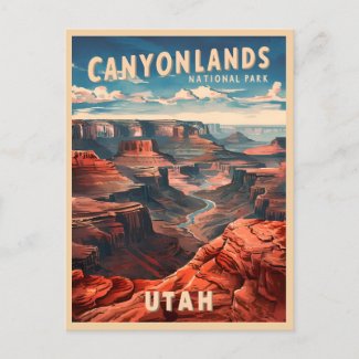Vintage Travel Canyonlands National Park Utah