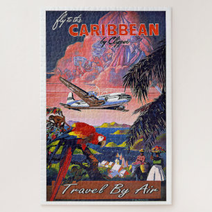 Vintage Travel Caribbean Jigsaw Puzzle