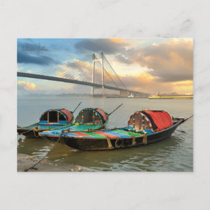 Vintage travel city kolkata India Calcutta RETRO Postcard