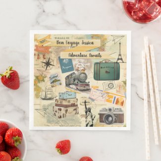 Vintage Travel Collage