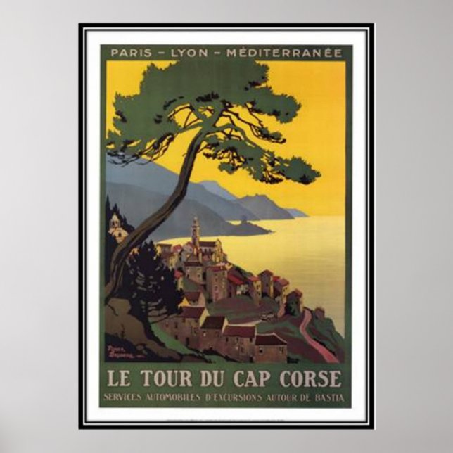 Vintage travel Corsica - Poster (Front)