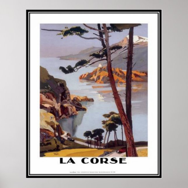 Vintage travel Corsica - Poster (Front)