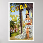 Vintage Travel,cuba Poster at Zazzle