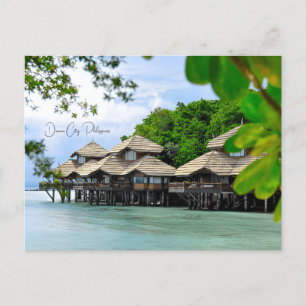 vintage travel Davao City Philippines vacation Postcard