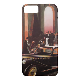 Vintage Travel, Elegant Stretch Limo Limousine Car iPhone 8/7 Case