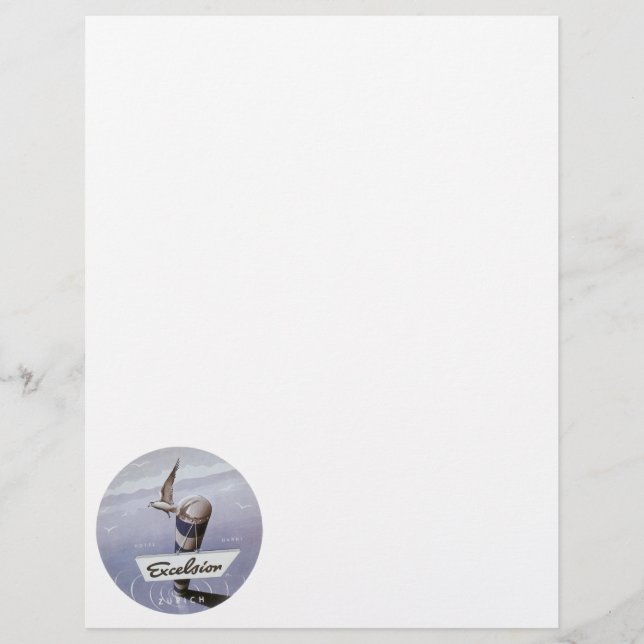 Vintage Travel Excelsior Hotel Zurich Switzerland (Front)