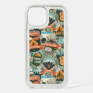 Vintage Travel Explorer Pattern iPhone 15 Case