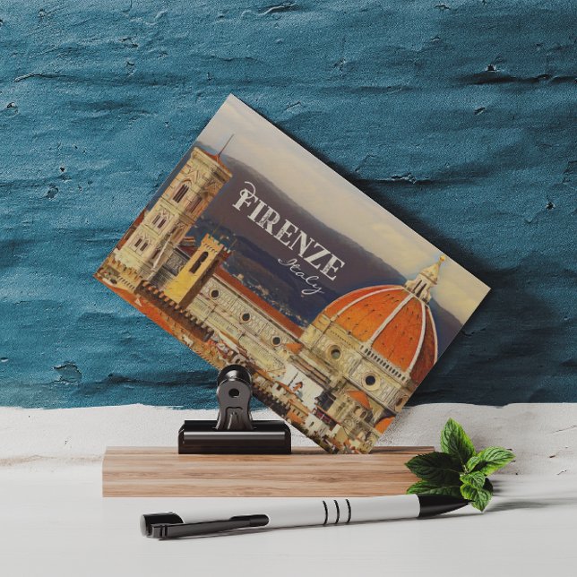 Vintage Travel Florence Firenze Italy Church Duomo Postcard (Creator Uploaded)