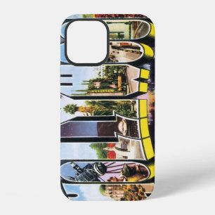 Vintage Travel Greetings from Hollywood California iPhone 12 Case