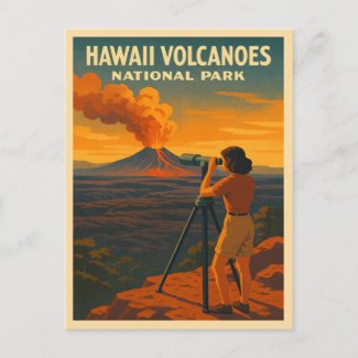 Vintage Travel Hawaii Volcanoes National Park